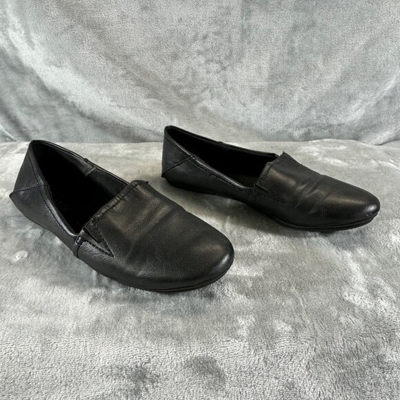 Style & Co womens size 6M leather black slip on loafers - Picture 4 of 16